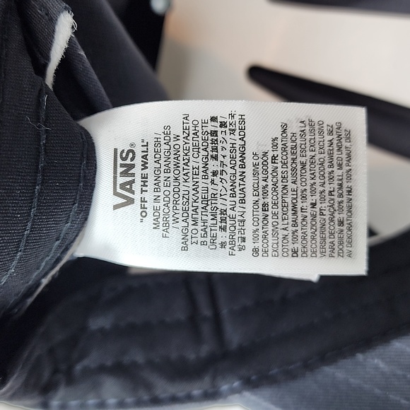 VANS CAP HAT WITH EMROIDED LOGO ON THE FRONT, NAVY BLUE COLOR,UNISEX - Picture 9 of 12